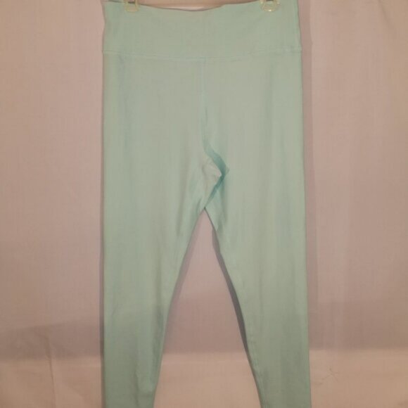 Athletic Works Dri  More Ladies Size Large Mint Green Full Length Leggings - Picture 1 of 6
